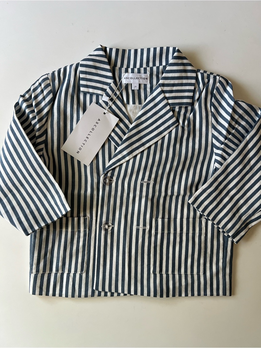 NWT ASCOLLECTION Striped Blazer 2Y